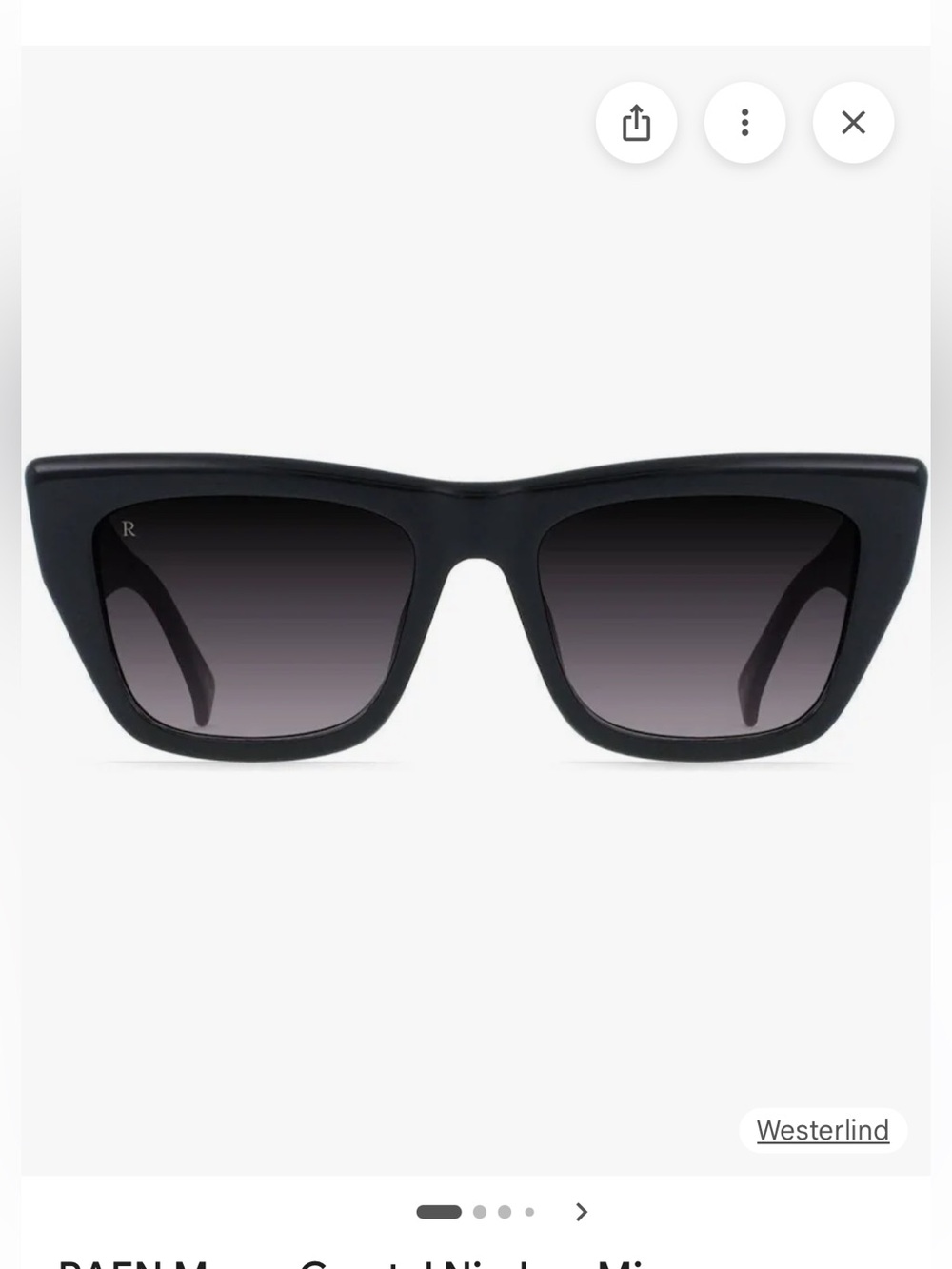 Raen Marza black sunglasses